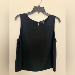 Eileen Fisher Black Silk Tank
